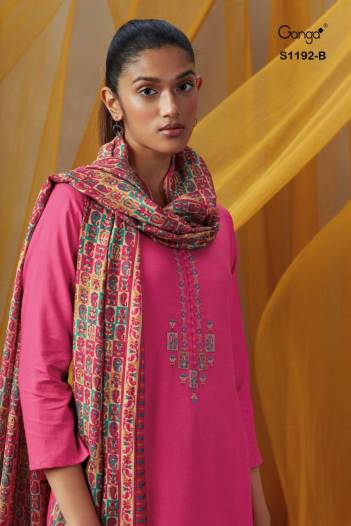 Keya 1192 By Ganga Pashmina Designer Winter Wear Salwar Kameez Collection